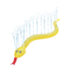 M-PETS Splash Snake Outdoor Dog Water Sprinkler