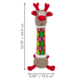 KONG Holiday Shakers Luvs Argyle Reindeer Dog Toy