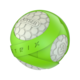 JOYSER Netrix Glow in the Dark TPR Rubber Ball  Dog Toy