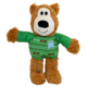 KONG Holiday Wild Knots Green Sweater Bear Dog Toy 