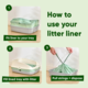 Beco Cat Litter Tray Liners Unscented