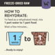 Kiwi Kitchens Venison & Tuna Freeze Dried Cat Food