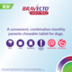 Bravecto 1 Month Triple Flea & Worm Treatment for Dogs