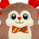 KONG Holiday Snuzzles Bow Tie Reindeer Dog Toy