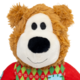 KONG Holiday Wild Knots Red Sweater Bear Dog Toy