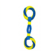 Pup & Purr Tug Flex Dual Ring Dog Rope Toy
