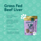 Gourmate Pet Treat Co. Grass Fed Beef Liver Dog Treats