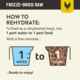 Kiwi Kitchens Chicken Freeze Dried Dog Food