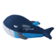 JOYSER Mightus Whale with Squeaker Dog Plush Toy