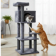 Pup & Purr Luna Cat Play and Scratch Tower