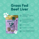 Gourmate Pet Treat Co. Grass Fed Beef Liver Dog Treats