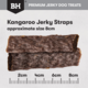 Black Hawk Kangaroo Jerky Straps Dog Treats