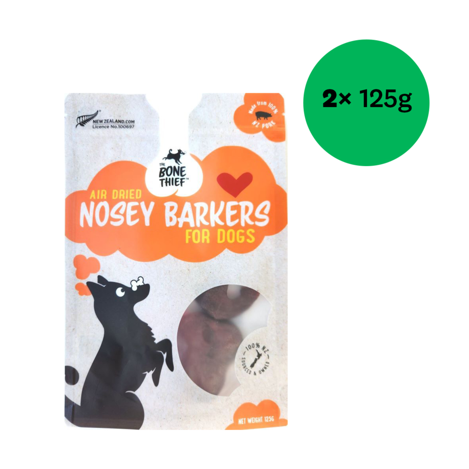 The Bone Thief Nosey Barkers Dog Treats Petdirect