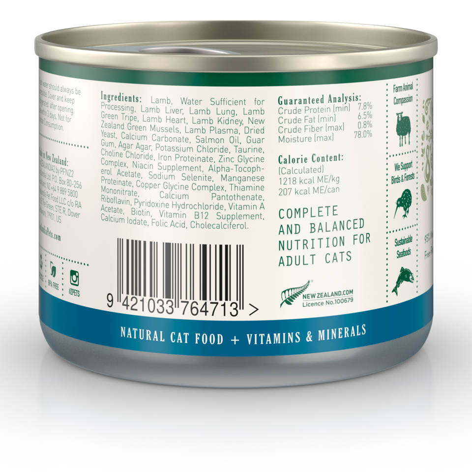Image result for Zealandia Lamb Pate Wet Cat Food - Petdirect