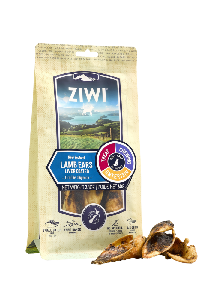 Ziwi Lamb Ears Liver Coated Dog Treats Pet Direct
