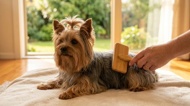 How to Groom a Yorkshire Terrier: Brushing, Bathing and Coat Care