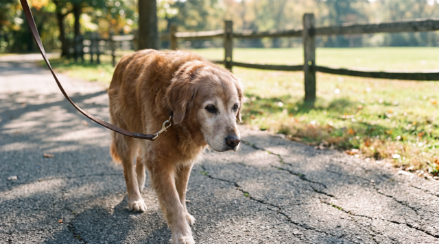 Knowing When to Shorten Your Senior Dog's Walk