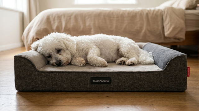 The Quiet Joy of a Senior Dog Asleep