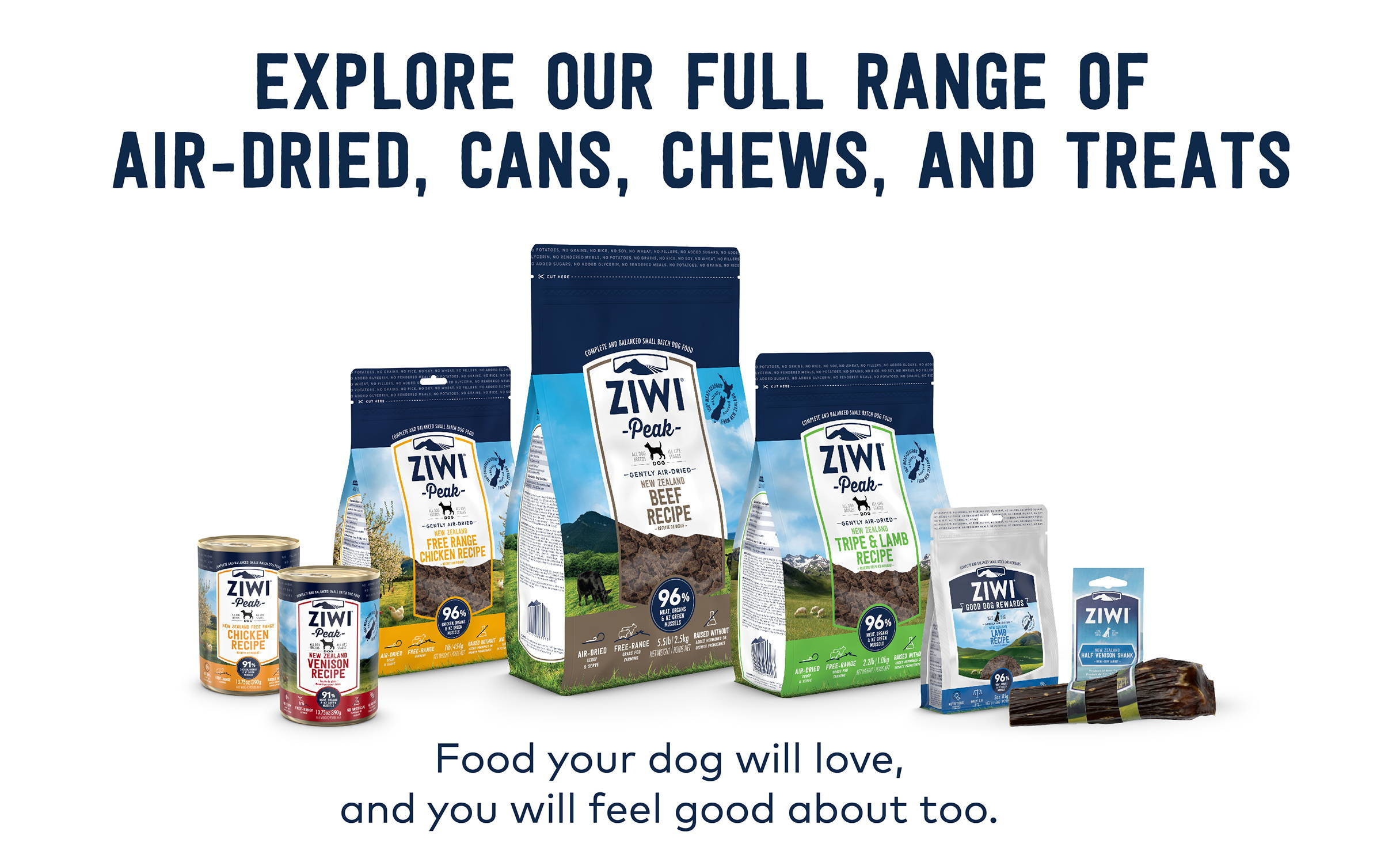 Explore the full range of Ziwi
