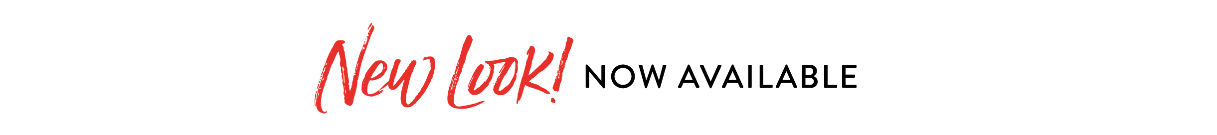 New look now available