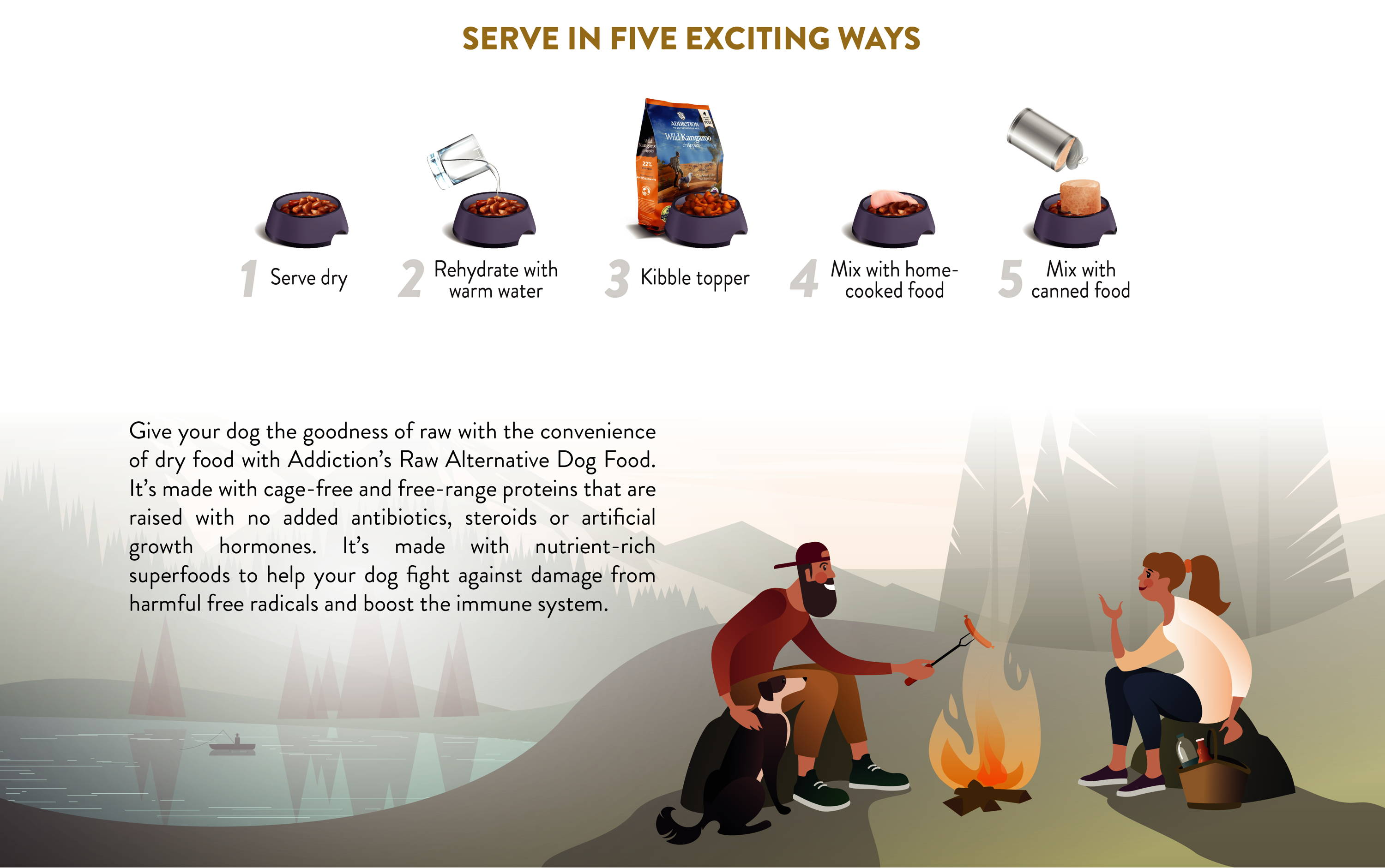 Serve in 5 exciting ways