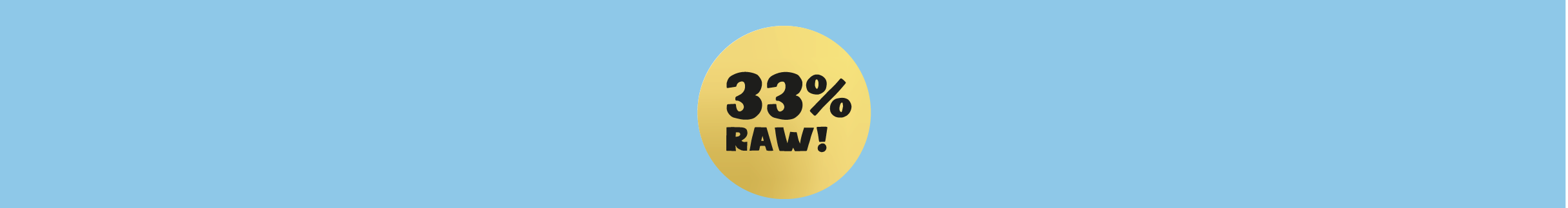 33% Raw